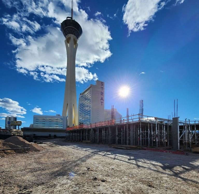 Construction at Atomic Golf in Las Vegas, NV